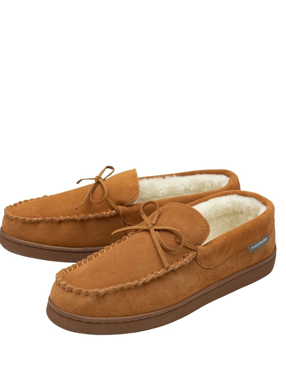 St. John’s Bay Men’s Suede Loafer Slippers Boat Shoe Moccasin size 9-10